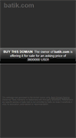 Mobile Screenshot of batik.com